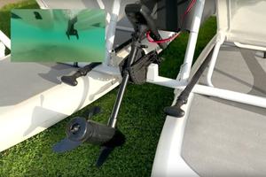 สายวงกลมเป่าลมไฟฟ้าวัสดุพีวีซีน้ำหนักเบาเรือเร็วใช้ในบ้านขับเคลื่อนเที่ยวชมการล่องเรือท่องเที่ยว - Product Image 3