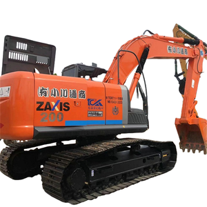 รถขุดไฮดรอลิคตีนตะขาบ zx200 20ton zx200-3 200-6มือสองรถขุดขนาดใหญ่จากญี่ปุ่น - Product Image 1