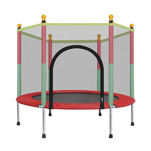Trampolín de interior de acero portátil a <span class=keywords><strong>precio</strong></span> competitivo <span class=keywords><strong>para</strong></span> niños, <span class=keywords><strong>ejercicio</strong></span> físico de salto con Red <span class=keywords><strong>para</strong></span> niños y niñas - Product Image 1