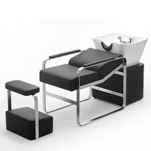 Bac de lavage pour salon de coiffure, chaise de shampooing, lit de shampooing confortable, équipement de lavage - Product Image 2