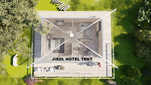 Estructura de membrana tienda de Casa glamping personalizada tienda de invierno - Product Image 5