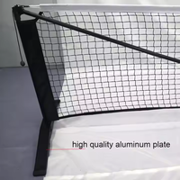 Offre Spéciale filet de pickleball professionnel portable facile à transporter et à installer à l'intérieur pour l'équipement de jeu de terrain d'entraînement de tennis avec poteau