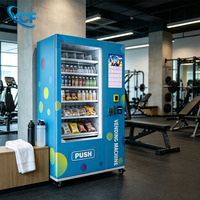 Distributeur automatique de bonbons à monnayeur et carte de crédit, bonbons gélifiés, acier inoxydable, écran LED, compatible SDK, Wi-Fi, personnalisation de la coque