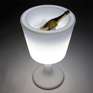 Đèn Nhựa Định Hình Màu Rượu Vang Thay Đổi Tùy Chỉnh Với <span class=keywords><strong>Led</strong></span> Ánh Sáng Phát Sáng Trong Bóng Tối Lớn Dẫn Xô Đá - Product Image 3