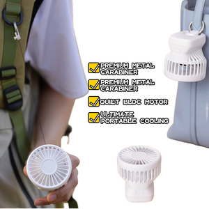 Ventilador Portátil Personalizado de 3 Velocidades, Mini Ventilador de Bolsillo Multifuncional para Exteriores, Práctico y Potente, con Colgante para Llaves - Product Image 1