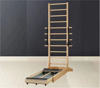 Barre de traction murale multifonctionnelle pour Pilates, en acier et bois, pour la maison et le studio
