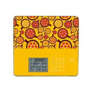 Canny Glasplatform Digitale Calorieën Calculator Slimme Voedingsfeiten Voedselschaal 5Kg 11lb
