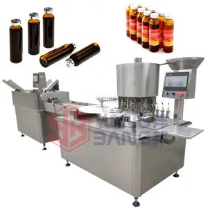 YB-K12 Full Automatic Filling Machine Bottle Syrup Oral Liquid Filling Machine Sauce Filling Machine For Spout