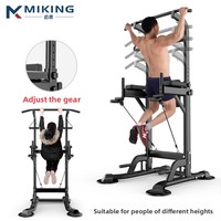 SPS SPS-045 Barre de traction et d'entraînement unisexe en acier à barre simple/double pour usage domestique, équipement de musculation pour adultes