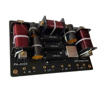 Répartiteur de fréquences 2 voies PA-9325 fabriqué par Oule pour deux woofers de 15/18 pouces et un tweeter, adapté à l'assemblage de haut-parleurs