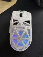 Souris de jeu ergonomique sans fil Minerva G101 RGB pour droitiers, 4 modes, 12000 dpi, 1000 Hz, 2,4 GHz, BT, rechargeable, laser