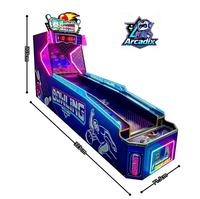 Nouvelle machine de jeu d'arcade électronique de bowling à 3 joueurs, à monnayeur, simulateur intérieur avec système de rédemption pour centre commercial et parc d'attractions