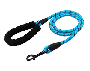 สายจูงสุนัขไนลอนสีแดงพร้อมที่จับบุนวมแบบเรียบง่ายสำหรับสุนัข - Product Image 4