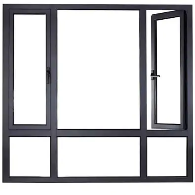 CBMmart kundenspezifische Türen und Fenster Aluminiumlegierung thermische Schlitztüren und Fenster für Haus Wohnung