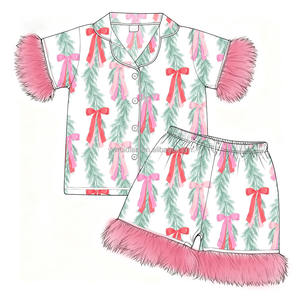 <span class=keywords><strong>Pijamas</strong></span> de Verano 2026 para Mujer, Talla Grande, Transpirables, de Seda, Leche/Bambú/Seda/Algodón, Tejido de Punto, Estampado Personalizado, para el Dí<span class=keywords><strong>a</strong></span> de San Valentín - Product Image 3