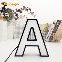 Enseigne LED 3D extérieure/intérieure LC Sign, logo de magasin de tabac, enseigne commerciale pour la publicité