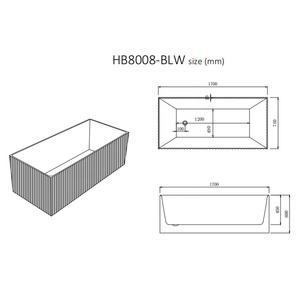 Bañera de Hidromasaje Acrílica Cuadrada de Diseño Moderno, Portátil, Independiente, para Adultos, para Hoteles y Villas, en Oferta - Product Image 4