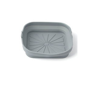 Teglie e teglie in Silicone riutilizzabili <span class=keywords><strong>per</strong></span> uso alimentare nuovo vassoio quadrato pieghevole <span class=keywords><strong>per</strong></span> cottura a vapore pentole da forno <span class=keywords><strong>per</strong></span> <span class=keywords><strong>friggitrice</strong></span> <span class=keywords><strong>ad</strong></span> <span class=keywords><strong>aria</strong></span> - Product Image 1