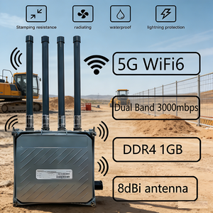 Router Exterior Sim 5g Cpe Con Alta Velocidad 3000Mbps Inalámbrico 4G Módem Fdd Tdd 4G LTE 5G Wifi Router Industrial con Ranura para Tarjeta SIM - Product Image 1