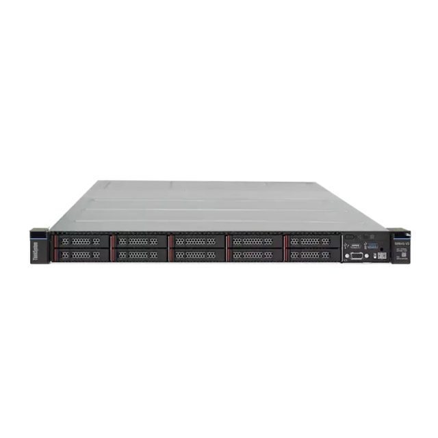 New Brand for Lenovo SR645 V3 Xeon Processor 2*32GB DDR5 RAM 2U Rack Server Dual CPU 2*AMD EPYC 9124 1100W Power in Stock