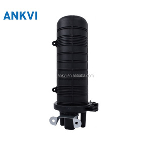 กล่องต่อสายไฟเบอร์ออปติก 96 คอร์ IP68 แบบโดมแนวตั้ง XRT-MS-005 กล่องเชื่อมสายเคเบิลใยแก้วนำแสง PP ABS แบบหดด้วยความร้อน สำหรับติดตั้งบนอากาศ - Product Image 1