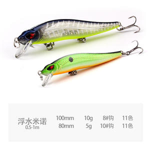 2026 Nova Chegada 10.6g 5.3g Hard Fishing Minnow Lure - Product Image 2