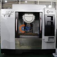 Máquina de Fresado, Taladrado y Roscado CNC de Alta Precisión Vertical ZF-T8 con Husillo Único Automático BT30 y Control Mitsubishi