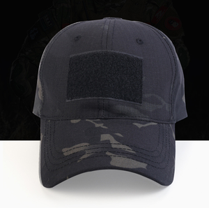 مصنع الجملة التخييم في الهواء الطلق الرياضة التمويه التمويه قاعدة الكرة الجانب Camo مخصص القطن التدريب قبعة كامو فارغة - Product Image 4