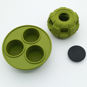 Nieuwe Stijl Hervulbaar Eenvoudig Schoon Natuurlijk Rubber, Langdurige Bal <span class=keywords><strong>Woof</strong></span> Eenvoudig Duurzaam Siliconen Mal Dierbenodigdheden Hondenvoer Speelgoed