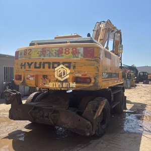 حفارة 210w-7 حفارة ذات عجلات هيونداي مستعملة حفارة كورية هيونداي حفار جديد في حالة جيدة للبيع - Product Image 3