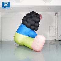 Mascotte gonflable personnalisée de fille mascotte de dessin animé décoration publicitaire sculpture de mascotte gonflable mascotte de dessin animé personnalisée
