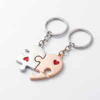Porte-clés Souvenir Métal Personnalisé pour Couple, Pendentif LOGO Personnalisé, Anneau de Clés à Suspendre à la Ceinture, Accessoires de Sac, Support de Clés