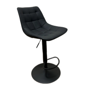 Bar <b>Stool</b> Black 2 Pack <b>Adjustable</b> <b>Height</b> Swivel Chair For Home And Commercial Use - Product Image 4