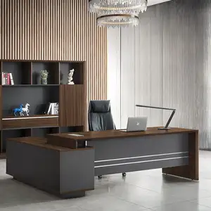 Mesa de oficina de alta calidad, equipo de Gerente de muebles, estación de trabajo, marco de Metal