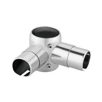 Raccord croisé en aluminium brossé