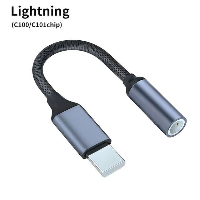 OEM ODM USB C Male to 3.5mm Female Headphone Audio Cable for Ios Portable Type-c Transfer AUX HIFI Sound Jack Adapter for iphone