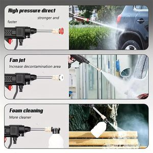 Idropulitrice Portatile <span class=keywords><strong>24V</strong></span> per Auto e Giardino con Tubo Staccabile da 16 Piedi, Scatola in Acciaio, Idropulitrice Portatile in Acciaio Inossidabile per Auto - Product Image 4