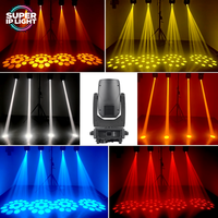 Projecteur à tête mobile 251W, 14 gobos, 14 couleurs, 24 prismes, DMX512, RDM, scan 16 bits pour DJ, soirées et éclairage de scène