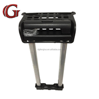 Poignée de chariot réglable professionnelle en aluminium FENGLUO GS11N-801H5 pour valise rigide, sac à dos avec sac amovible