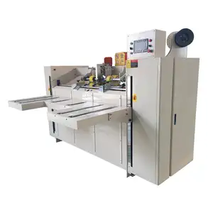 Semi automatic stitching Machine for making corrugated carton box