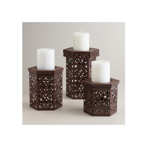 Christmas T-Light Holder <b>Wooden</b> and <b>Heart</b> Shaped Design Home Decoration Candle Holder Customized Design Available - Product Image 4