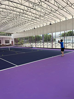 Revêtement de sol en caoutchouc pour terrain de volley-ball professionnel, rouleau préfabriqué, utilisation intérieure et extérieure
