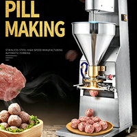Machine automatique commerciale compacte pour la fabrication de boulettes de viande/végétales/poisson/boeuf/tofu