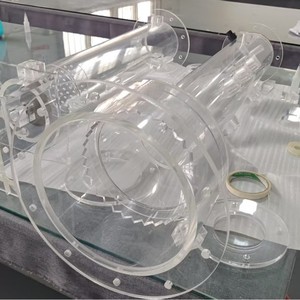Tubo de Columna de Intercambio Iónico de Acrílico Transparente PMMA Redondo Personalizado con Brida para Uso en Laboratorio, con Tamaño y Proceso de Moldeo Personalizados - Product Image 5