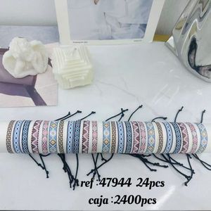 Braccialetti in Pizzo 1,5 Cm, Pulsera Tubo, Braccialetti alla Moda con Cordoncino, 24 Pezzi in Scatola, 2400 Pezzi - Product Image 1