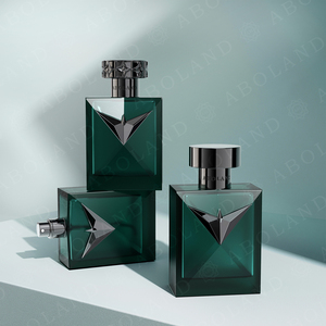 100ml Unique Shaped Glass Perfume <b>Empty</b> <b>Bottle</b> Luxury <b>Spray</b> Vial Custom Logo Fragrance Packaging Wholesale - Product Image 2