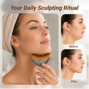 Nouvelle brosse en bois pour le visage, pour le drainage lymphatique et l'exfoliation, design tendance pour le <span class=keywords><strong>soin</strong></span> de la peau du visage et du corps - Product Image 4