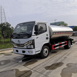 Nouveau camion de réservoir de lait de l'acier inoxydable 82HP de Dongfeng avec le camion-citerne de lait de la nourriture liquide 5cbm - Product Image 1
