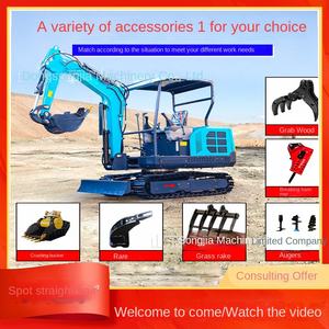 Mini-excavatrice sur chenilles 15, mini-excavatrice miniature, concassage en intérieur, mini-excavatrice multifonctionnelle miniature - Product Image 2