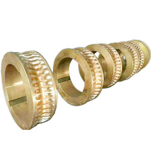 Set di Ingranaggi a <span class=keywords><strong>Vite</strong></span> <span class=keywords><strong>Senza</strong></span> <span class=keywords><strong>Fine</strong></span> in Ottone di Alta Qualità Lavorati a CNC su Misura Ingranaggi Cilindrici a Denti Dritti e <span class=keywords><strong>Ruota</strong></span> di Riduzione di Fabbrica - Product Image 2